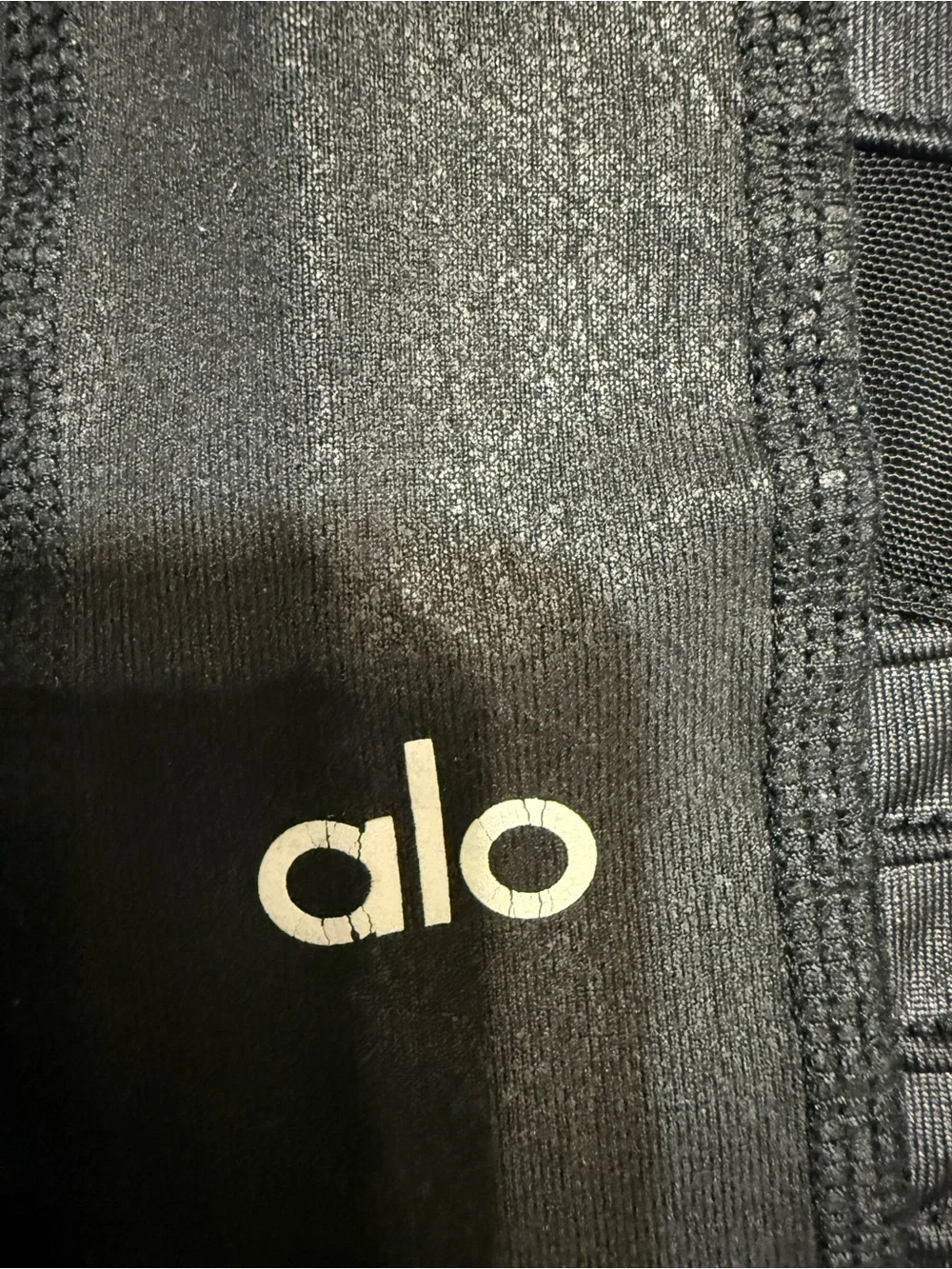 ALO Yoga Black Moto Glossy Legging size S